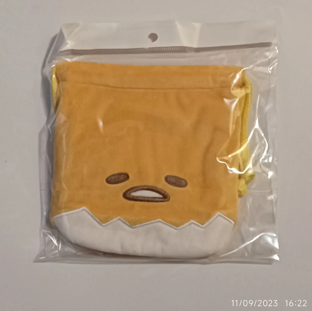 Sanrio Gudetama  drawstring pouch / bag. - Picture 1 of 2